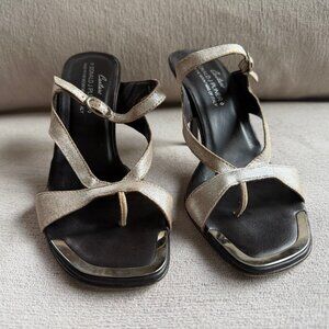 Donald J Pliner Couture Nilla Sandal in Silver size 6.5